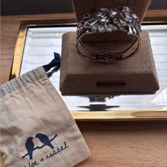 Chloe & Isabel Crystal  Toggle Bangle - Picture 2 of 3